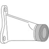Rockwood Rigid Door Stop,Wall Mount,Satin Chrome 487.26D
