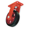 Hamilton Plate Caster,Swivel,Poly,8 in.,2000 lb.,A S-FM-8DB-4SL-IB