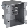 2-Gang PVC Molded Old Work Wall Electrical Box, 25 Cu. In. BCJ-008