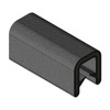 Trim-Lok Edge Trim,100 ft L,Black, PVC, 7/32 in W 750B2X1/16-100