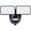 Heath Zenith Black 400 Lm. LED Motion Sensing/Dusk-To-Dawn Battery Operated Security Light Fixture