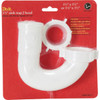 Do it Best 1-1-2 In. or 1-1-4 In White Plastic J-Bend, Carded DIB66-2W 403236