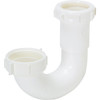 Do it Best 1-1-2 In. or 1-1-4 In White Plastic J-Bend, Carded DIB66-2W 403236