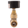 Sharkbite 1-2" Push-Fit DZR Brass Pressure Gauge 24436