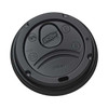 Dixie Lid for 12 to 20 oz. Hot Cup, Dome, Sip Through, Black, Pk1000 D9542B