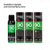 Spray Adhesive, Hi-Strength 90CA Series, Orange, 19 oz, Aerosol Can  90 LOW VOC AER