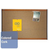 Quartet Cork Bulletin Board 24"H x 36"W B243LC-24