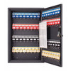 Barska Key Cabinet, Steel, Black, 64 Key Capacity CB13264
