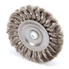 Weiler Twist Wire Wheel Wire Brush, Arbor, 4" 93391