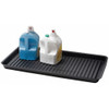 Eagle Mfg Containment Utility Tray, 5 gal Spill Capacity, Polyethylene 1677BLK
