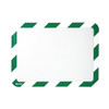 Tarifold Sign Holder,Green/White,1/8 in. H,PK2 P194995