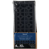 Imperial Templar 4 In. x 10 In. Black Iron Steel Floor Register RG3466 467750
