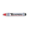 Dykem Industrial Marker, Medium Tip, Red Color Family, Ink 16023