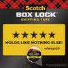 Scotch Box Lock 1.88 In. x 38.2 Yd. Clear Shipping Packaging Tape 3950S-RD-SR 862746