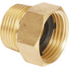 Best Garden 3-4 In. FHT x 3-4 In MPT Brass Non-Swivel Hose Connector GB-9550+GM294 714935