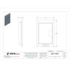 Steel City Box Cover, Floor Box Type, 1 Gang, Brass 664-CST-M-BRS