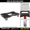 Snap-Loc GnrlPrpsDlly,7in,32in,Blk,Polyeth,1500lb SL1500D4B