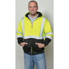 Utility Pro Hi-Viz Sweatshirt,Ylw-Blk,Polymide,2XL UHV425-xxl-BLKYLW