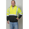 Utility Pro Hi-Viz Sweatshirt, Ylw-Blk, Polymide, 2XL UHV425-xxl-BLKYLW