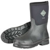 Men's Muck Chore Mid Rubber Boot, Plain Toe, 12" Height, Black, 11  CHM-000A/11