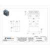 Top Flange, Enclosed Power Relay, Square, 30 A, 6 Pins, Screw  G7L-2A-BUBJ-CB-AC200/240