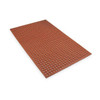 Notrax Antifatigue Mat, Rubber, Drainage Holes, 3 ft W x 5 ft L, Red T18S0035RD
