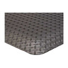 Antifatigue Mat, 3 ft. L x 2 ft. W, 9/16" Thickness, Vinyl, Diamond Plate, Black