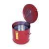 Justrite Wash Tank Can, Basket, Benchtop, 3-1/2 gal. 27713