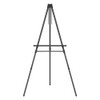 Quartet Portable Telescoping Easel, Heavy-Duty, Black 56EX