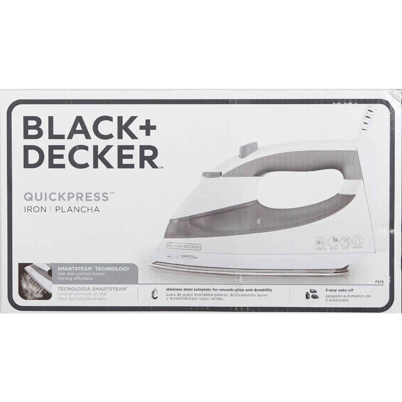 black decker quickpress iron f976