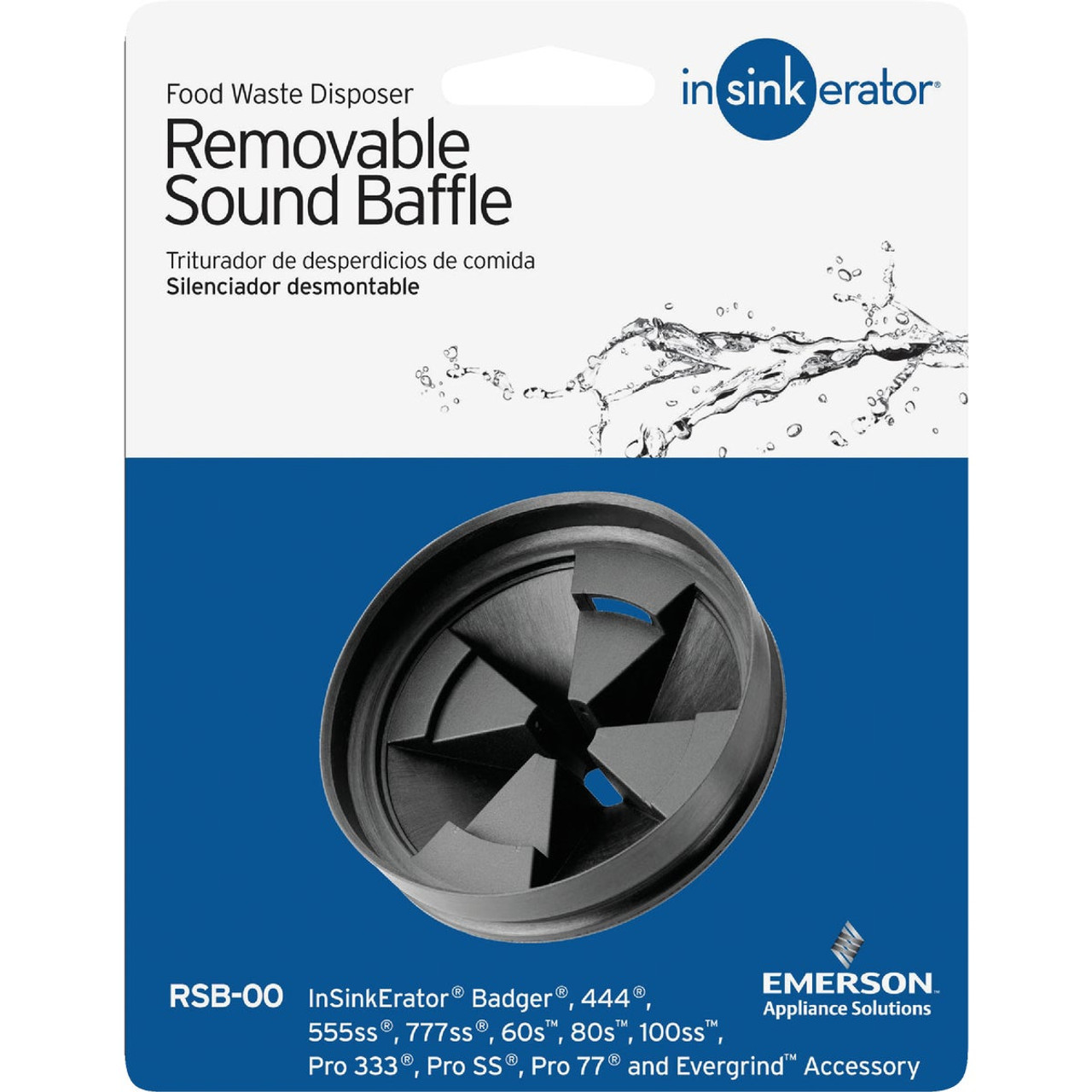 Insinkerator Universal Removeable Disposer Splash Guard RSB00 440396