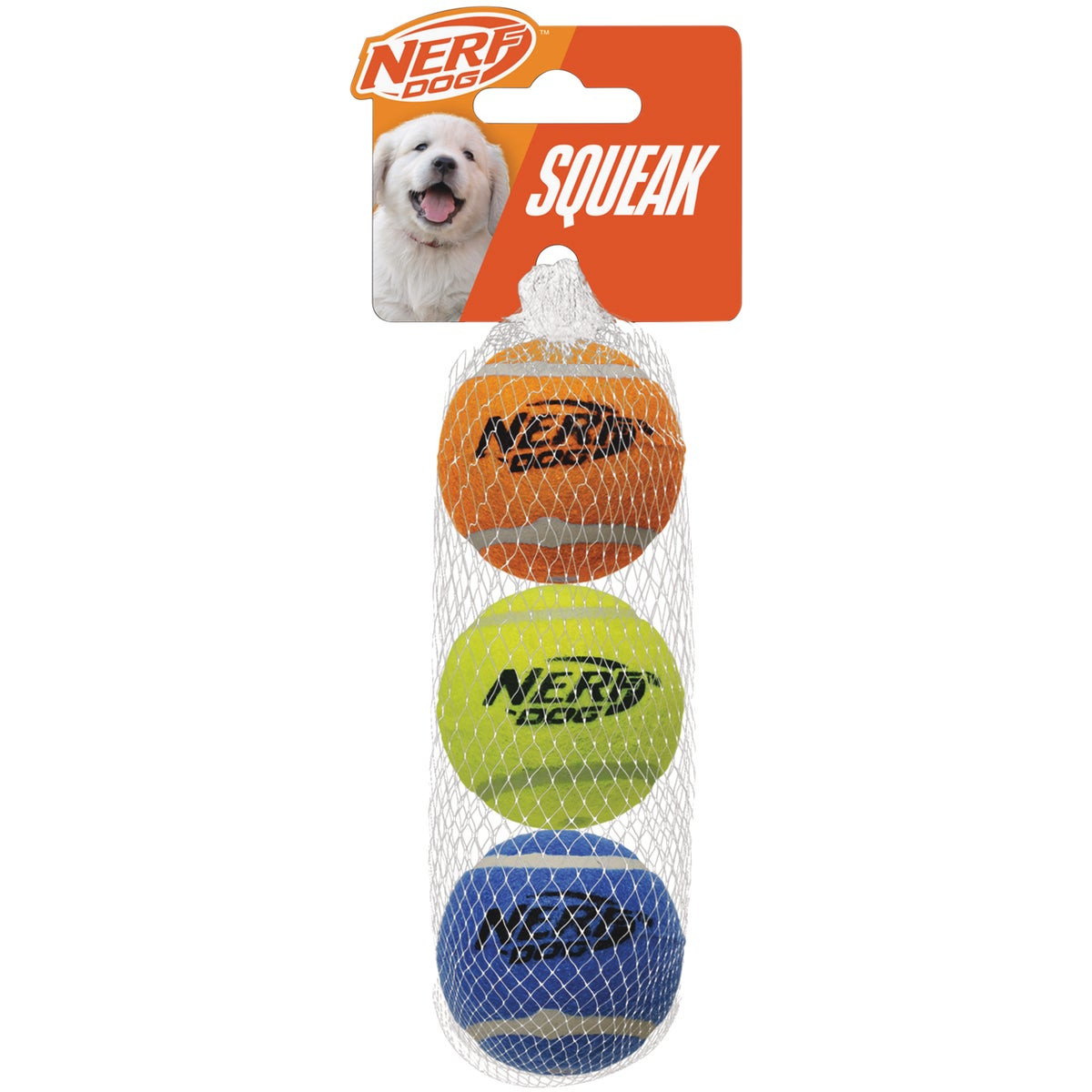 Nerf Dog 2 In. Squeak Tennis Ball (3-Pack) 5099 721961 - SIM Supply
