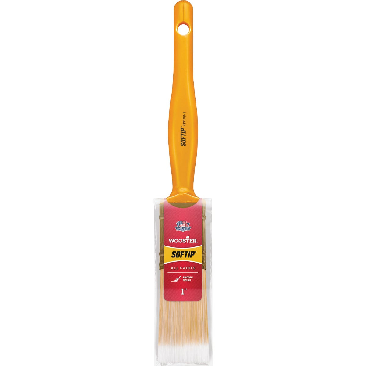Wooster Softip 1 In. Flat Sash Paint Brush Q3108-1 773640 - SIM Supply