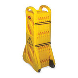 Manufacturer Varies Portable Barricade,40"H,13'W,Polypro FG9S1100YEL