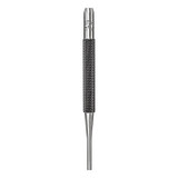 Drive Pin Punches, 4 in, 1/8 in tip, Steel
