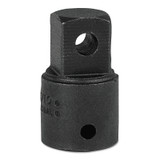Impact Socket Adapter, 1/2 in Female Dr, 3/4 in Male Dr, 2-1/8 in L, Pin Lock