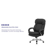 Flash Furniture Office Chair,49 in H,Black GO-2078-GG