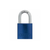 Abus Lockout Padlock,KA,Blue,1-1/2"H 72 /40 KA Blue