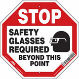 Condor Safety Sign,18 inx18 in,Polyethylene 467A86