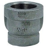 Anvil Coupling, Malleable Iron, 1 1/2 x 3/4 in 0310544200