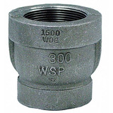 Anvil Coupling, Malleable Iron, 1 1/2 x 3/4 in 0310544200