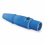 Hubbell Connector,Blue,300 A,Male HBL300MBL