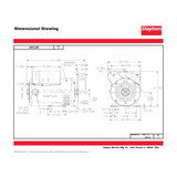 Dayton GeneralPurposeMotor,3/4hp,3450RPM,48 103807.00