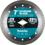 Makita Diamond Blade,7" dia.,8700 RPM Max Speed E-02571