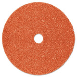 Fibre Disc 787C, Precision Shaped Ceramic, 5 in dia x 7/8 in Center Hole, 36+ Grit, Die 500P