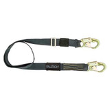 Falltech Positioning Lanyard,Black,Adjustable 8209WT