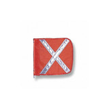 Checkers HD Flag,Reflexite X,16x16 In, Orange FS9025-16-O