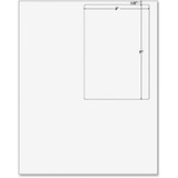 Sparco Integrated Label Forms - 6" x 4" - 250 / Pack - Permanent Adhesive