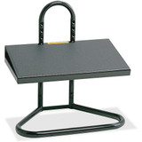 Safco Industrial Adjustable Footrest - 8&deg; Tilt - Black - 1 Each