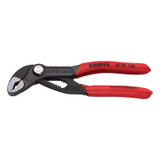 Cobra Water Pump Pliers, 5 in OAL, V-Jaws, 13 Adjustments, Serrated